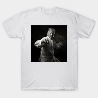 Trump as Shaolin monk - Tshirt Design T-Shirt